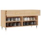 vidaXL Schuhbank Sonoma-Eiche 102x35x55 cm Holzwerkstoff vidaXL Schuhbank Sonoma-Eiche 102x35x55 cm Holzwerkstoff