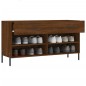 vidaXL Schuhbank Braun Eichen-Optik 102x35x55 cm Holzwerkstoff vidaXL Schuhbank Braun Eichen-Optik 102x35x55 cm Holzwerkstoff