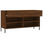 vidaXL Schuhbank Braun Eichen-Optik 102x35x55 cm Holzwerkstoff vidaXL Schuhbank Braun Eichen-Optik 102x35x55 cm Holzwerkstoff