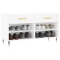 vidaXL Schuhbank Weiß 102x35x55 cm Holzwerkstoff vidaXL Schuhbank Weiß 102x35x55 cm Holzwerkstoff