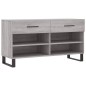 vidaXL Schuhbank Grau Sonoma 102x35x55 cm Holzwerkstoff vidaXL Schuhbank Grau Sonoma 102x35x55 cm Holzwerkstoff