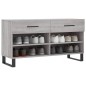 vidaXL Schuhbank Grau Sonoma 102x35x55 cm Holzwerkstoff vidaXL Schuhbank Grau Sonoma 102x35x55 cm Holzwerkstoff