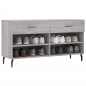 vidaXL Schuhbank Grau Sonoma 102x35x55 cm Holzwerkstoff vidaXL Schuhbank Grau Sonoma 102x35x55 cm Holzwerkstoff