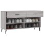 vidaXL Schuhbank Grau Sonoma 102x35x55 cm Holzwerkstoff vidaXL Schuhbank Grau Sonoma 102x35x55 cm Holzwerkstoff