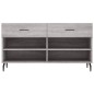 vidaXL Schuhbank Grau Sonoma 102x35x55 cm Holzwerkstoff vidaXL Schuhbank Grau Sonoma 102x35x55 cm Holzwerkstoff
