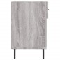 vidaXL Schuhbank Grau Sonoma 102x35x55 cm Holzwerkstoff vidaXL Schuhbank Grau Sonoma 102x35x55 cm Holzwerkstoff