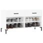 vidaXL Schuhbank Weiß 102x35x55 cm Holzwerkstoff vidaXL Schuhbank Weiß 102x35x55 cm Holzwerkstoff