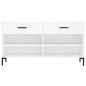 vidaXL Schuhbank Weiß 102x35x55 cm Holzwerkstoff vidaXL Schuhbank Weiß 102x35x55 cm Holzwerkstoff