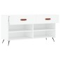 vidaXL Schuhbank Weiß 102x35x55 cm Holzwerkstoff vidaXL Schuhbank Weiß 102x35x55 cm Holzwerkstoff