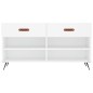 vidaXL Schuhbank Weiß 102x35x55 cm Holzwerkstoff vidaXL Schuhbank Weiß 102x35x55 cm Holzwerkstoff