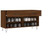 vidaXL Schuhbank Braun Eichen-Optik 102x35x55 cm Holzwerkstoff vidaXL Schuhbank Braun Eichen-Optik 102x35x55 cm Holzwerkstoff