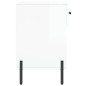vidaXL Schuhbank Hochglanz-Weiß 102x35x55 cm Holzwerkstoff vidaXL Schuhbank Hochglanz-Weiß 102x35x55 cm Holzwerkstoff