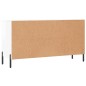 vidaXL Schuhbank Hochglanz-Weiß 102x35x55 cm Holzwerkstoff vidaXL Schuhbank Hochglanz-Weiß 102x35x55 cm Holzwerkstoff
