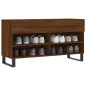 vidaXL Schuhbank Braun Eichen-Optik 102x35x55 cm Holzwerkstoff vidaXL Schuhbank Braun Eichen-Optik 102x35x55 cm Holzwerkstoff