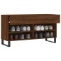 vidaXL Schuhbank Braun Eichen-Optik 102x35x55 cm Holzwerkstoff vidaXL Schuhbank Braun Eichen-Optik 102x35x55 cm Holzwerkstoff