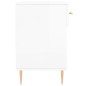 vidaXL Schuhbank Hochglanz-Weiß 102x35x55 cm Holzwerkstoff vidaXL Schuhbank Hochglanz-Weiß 102x35x55 cm Holzwerkstoff