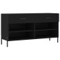 vidaXL Schuhbank Schwarz 102x35x55 cm Holzwerkstoff vidaXL Schuhbank Schwarz 102x35x55 cm Holzwerkstoff