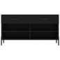 vidaXL Schuhbank Schwarz 102x35x55 cm Holzwerkstoff vidaXL Schuhbank Schwarz 102x35x55 cm Holzwerkstoff