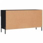 vidaXL Schuhbank Schwarz 102x35x55 cm Holzwerkstoff vidaXL Schuhbank Schwarz 102x35x55 cm Holzwerkstoff