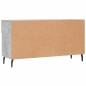 vidaXL Schuhbank Betongrau 102x35x55 cm Holzwerkstoff vidaXL Schuhbank Betongrau 102x35x55 cm Holzwerkstoff