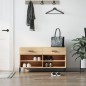 vidaXL Schuhbank Sonoma-Eiche 102x35x55 cm Holzwerkstoff vidaXL Schuhbank Sonoma-Eiche 102x35x55 cm Holzwerkstoff