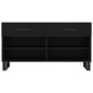 vidaXL Schuhbank Schwarz 102x35x55 cm Holzwerkstoff vidaXL Schuhbank Schwarz 102x35x55 cm Holzwerkstoff