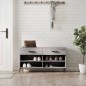 vidaXL Schuhbank Grau Sonoma 102x35x55 cm Holzwerkstoff vidaXL Schuhbank Grau Sonoma 102x35x55 cm Holzwerkstoff