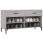 vidaXL Schuhbank Grau Sonoma 102x35x55 cm Holzwerkstoff vidaXL Schuhbank Grau Sonoma 102x35x55 cm Holzwerkstoff