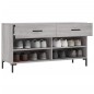 vidaXL Schuhbank Grau Sonoma 102x35x55 cm Holzwerkstoff vidaXL Schuhbank Grau Sonoma 102x35x55 cm Holzwerkstoff