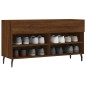 vidaXL Schuhbank Braun Eichen-Optik 102x35x55 cm Holzwerkstoff vidaXL Schuhbank Braun Eichen-Optik 102x35x55 cm Holzwerkstoff