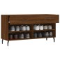 vidaXL Schuhbank Braun Eichen-Optik 102x35x55 cm Holzwerkstoff vidaXL Schuhbank Braun Eichen-Optik 102x35x55 cm Holzwerkstoff