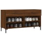vidaXL Schuhbank Braun Eichen-Optik 102x35x55 cm Holzwerkstoff vidaXL Schuhbank Braun Eichen-Optik 102x35x55 cm Holzwerkstoff