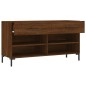 vidaXL Schuhbank Braun Eichen-Optik 102x35x55 cm Holzwerkstoff vidaXL Schuhbank Braun Eichen-Optik 102x35x55 cm Holzwerkstoff