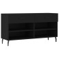 vidaXL Schuhbank Schwarz 102x35x55 cm Holzwerkstoff vidaXL Schuhbank Schwarz 102x35x55 cm Holzwerkstoff