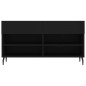 vidaXL Schuhbank Schwarz 102x35x55 cm Holzwerkstoff vidaXL Schuhbank Schwarz 102x35x55 cm Holzwerkstoff