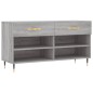 vidaXL Schuhbank Grau Sonoma 102x35x55 cm Holzwerkstoff vidaXL Schuhbank Grau Sonoma 102x35x55 cm Holzwerkstoff