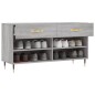 vidaXL Schuhbank Grau Sonoma 102x35x55 cm Holzwerkstoff vidaXL Schuhbank Grau Sonoma 102x35x55 cm Holzwerkstoff
