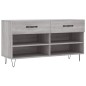 vidaXL Schuhbank Grau Sonoma 102x35x55 cm Holzwerkstoff vidaXL Schuhbank Grau Sonoma 102x35x55 cm Holzwerkstoff
