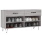 vidaXL Schuhbank Grau Sonoma 102x35x55 cm Holzwerkstoff vidaXL Schuhbank Grau Sonoma 102x35x55 cm Holzwerkstoff