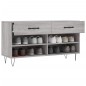 vidaXL Schuhbank Grau Sonoma 102x35x55 cm Holzwerkstoff vidaXL Schuhbank Grau Sonoma 102x35x55 cm Holzwerkstoff