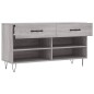 vidaXL Schuhbank Grau Sonoma 102x35x55 cm Holzwerkstoff vidaXL Schuhbank Grau Sonoma 102x35x55 cm Holzwerkstoff