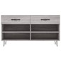 vidaXL Schuhbank Grau Sonoma 102x35x55 cm Holzwerkstoff vidaXL Schuhbank Grau Sonoma 102x35x55 cm Holzwerkstoff