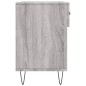 vidaXL Schuhbank Grau Sonoma 102x35x55 cm Holzwerkstoff vidaXL Schuhbank Grau Sonoma 102x35x55 cm Holzwerkstoff