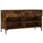 vidaXL Schuhbank Räuchereiche 102x35x55 cm Holzwerkstoff vidaXL Schuhbank Räuchereiche 102x35x55 cm Holzwerkstoff