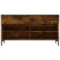 vidaXL Schuhbank Räuchereiche 102x35x55 cm Holzwerkstoff vidaXL Schuhbank Räuchereiche 102x35x55 cm Holzwerkstoff