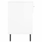 vidaXL Schuhbank Hochglanz-Weiß 102x35x55 cm Holzwerkstoff vidaXL Schuhbank Hochglanz-Weiß 102x35x55 cm Holzwerkstoff