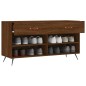 vidaXL Schuhbank Braun Eichen-Optik 102x35x55 cm Holzwerkstoff vidaXL Schuhbank Braun Eichen-Optik 102x35x55 cm Holzwerkstoff