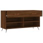 vidaXL Schuhbank Braun Eichen-Optik 102x35x55 cm Holzwerkstoff vidaXL Schuhbank Braun Eichen-Optik 102x35x55 cm Holzwerkstoff