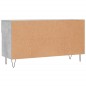vidaXL Schuhbank Betongrau 102x35x55 cm Holzwerkstoff vidaXL Schuhbank Betongrau 102x35x55 cm Holzwerkstoff