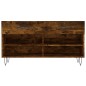 vidaXL Schuhbank Räuchereiche 102x35x55 cm Holzwerkstoff vidaXL Schuhbank Räuchereiche 102x35x55 cm Holzwerkstoff